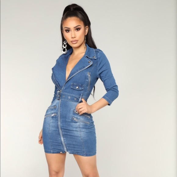 Denim dress